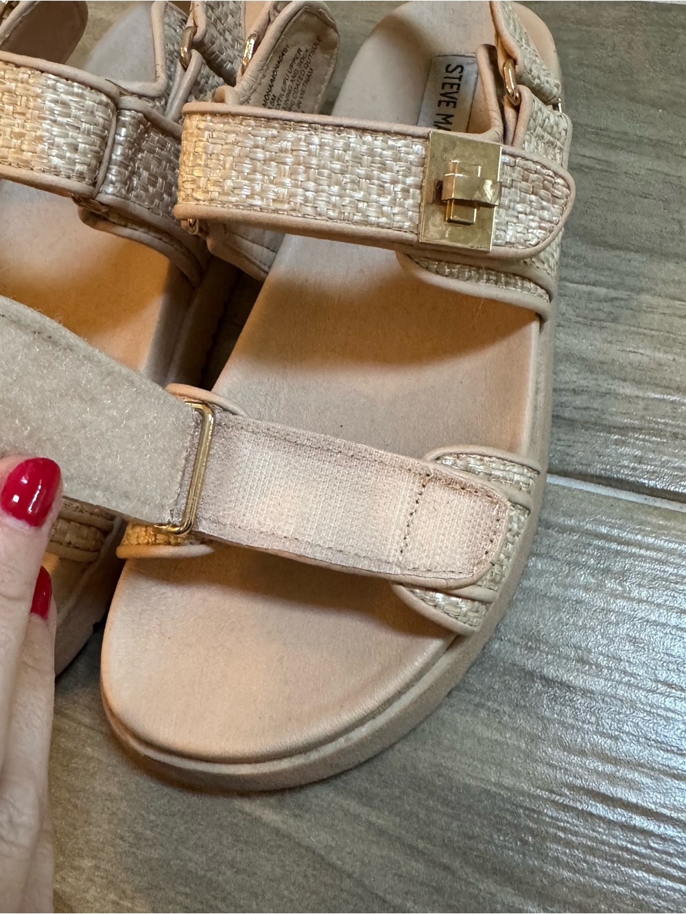Steve Madden Raffia Sandals - Picture 5 of 6